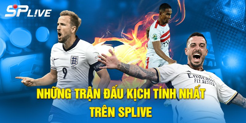 Theo dõi những trận đấu kịch tính nhất trên SPLIVE