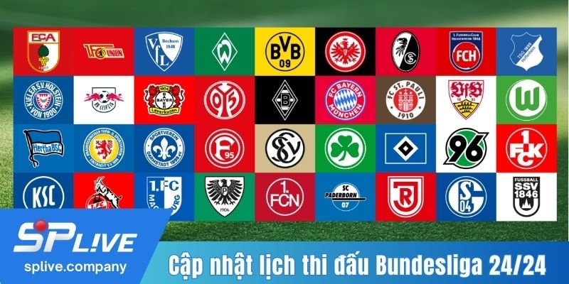 Cập nhật lịch thi đấu Bundesliga 24/24