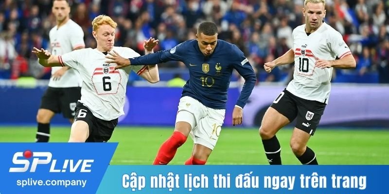 Cập nhật lịch thi đấu ngay trên trang